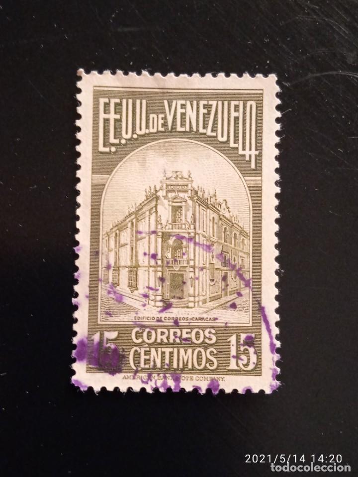 Sellos: VENEZUELA 15 CENTS, EDIFICIO CORREOS A&Ntilde;O 1938. - Foto 1