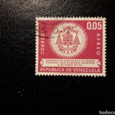 Francobolli: VENEZUELA YVERT A-750 SERIE COMPLETA USADA 1962 CARDENAL J H QUINTEROS. ESCUDOS PEDIDO MÍNIMO 3€