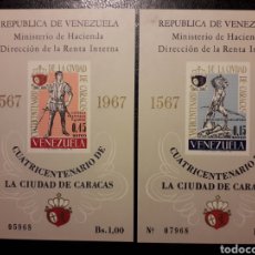 Sellos: VENEZUELA YVERT HB-12/3 SERIE COMPLETA NUEVA *** 1967 400 ANIV FUNDACIÓN DE CARACAS PEDIDO MÍNIMO 3€. Lote 283489473