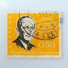 Sellos: SELLO POSTAL ANTIGUO VENEZUELA 1960 0,50 BS ANDRES ELOY BLANCO - CONMEMORATIVO