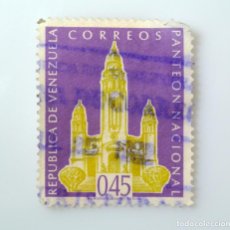 Sellos: ANTIGUO SELLO POSTAL VENEZUELA 1960, 0,45 BS, ARQUITECTURA, PANTEON NACIONAL, CONMEMORATIVO. Lote 313184653