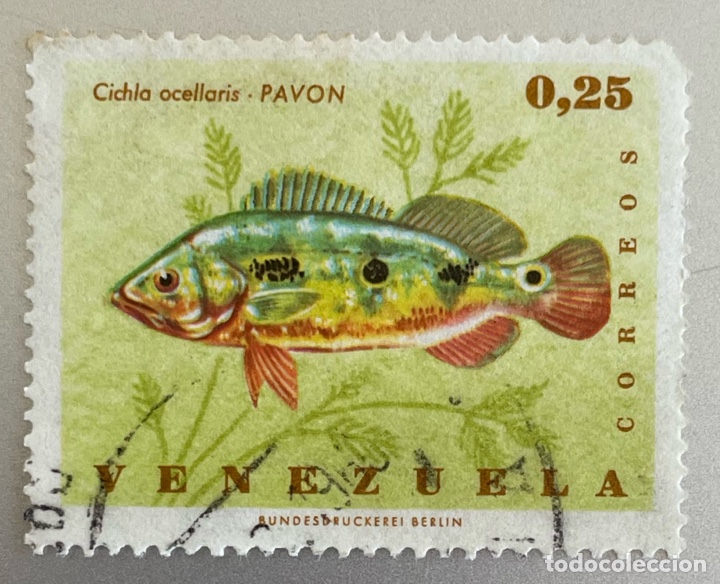 Sellos: Venezuela. Peces. Pavon - Foto 1