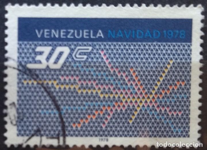 Sellos: VENEZUELA Navidad 1978. USADO - Foto 1
