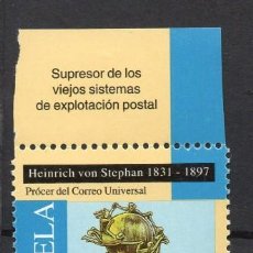 Sellos: VENEZUELA/1999/MNH/SC#1578 A,B/ HEINRICH VON STEPHAN / UPU / UNION POSTAL UNIVERSAL /PAR