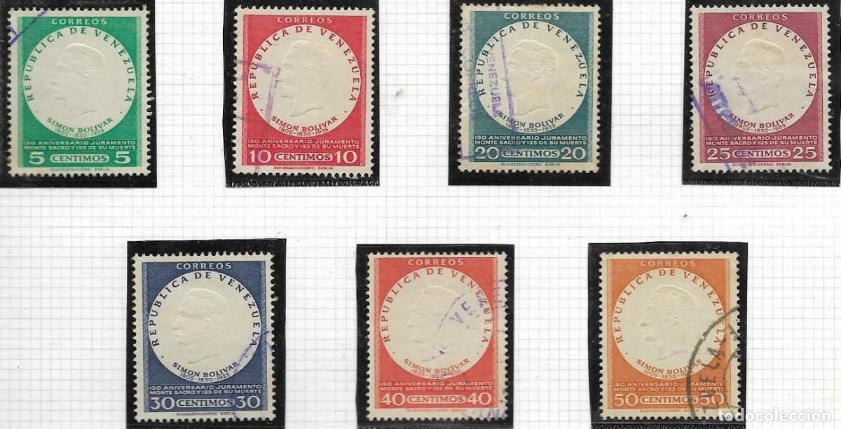 Sellos: VENEZUELA YVERT 539/45 - Foto 1
