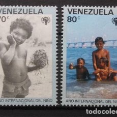 Sellos: SERIE 2 SELLOS NUEVOS VENEZUELA 1979 AÑO INTERNACIONAL DEL NIÑO. Lote 374344729
