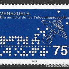 Sellos: VENEZUELA 1024** - AÑO 1978 - DIA MUNDIAL DE LAS TELECOMUNICACIONES