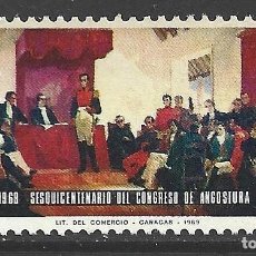 Sellos: VENEZUELA 775** - AÑO 1969 - 150º ANIVERSARIO DEL CONGRESO DE ANGOSTURA
