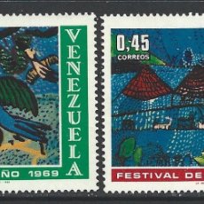 Sellos: VENEZUELA 797/98** - AÑO 1969 - FIESTA DEL NIÑO