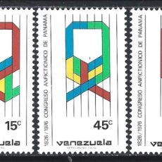 Sellos: VENEZUELA 990/92** - AÑO 1976 - 150º ANIVERSARIO DEL CONGRESO ANFICTIONICO DE PANAMA