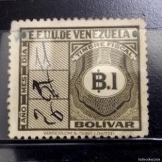 Sellos: ANTIGUO SELLO DE VENEZUELA, 1926. 1 BOLÍVAR