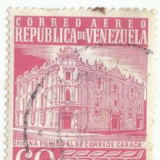 Sellos: ❤️ SELLO: MAIN POST OFFICE, CARACAS, VENEZUELA, 1958, VENEZUELA, ARQUITECTURA, EDIFICIOS, OFICINA ❤️