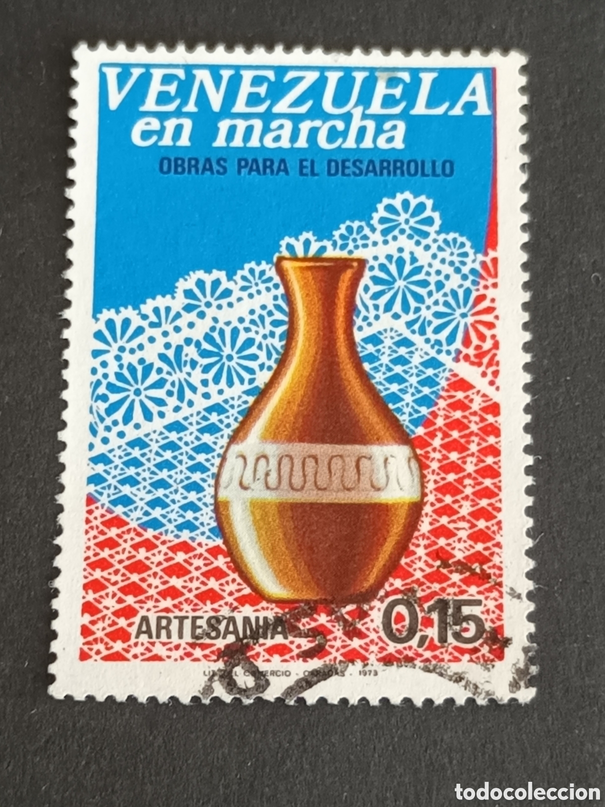 Sellos: VENEZUELA. SELLO USADO. - Foto 1