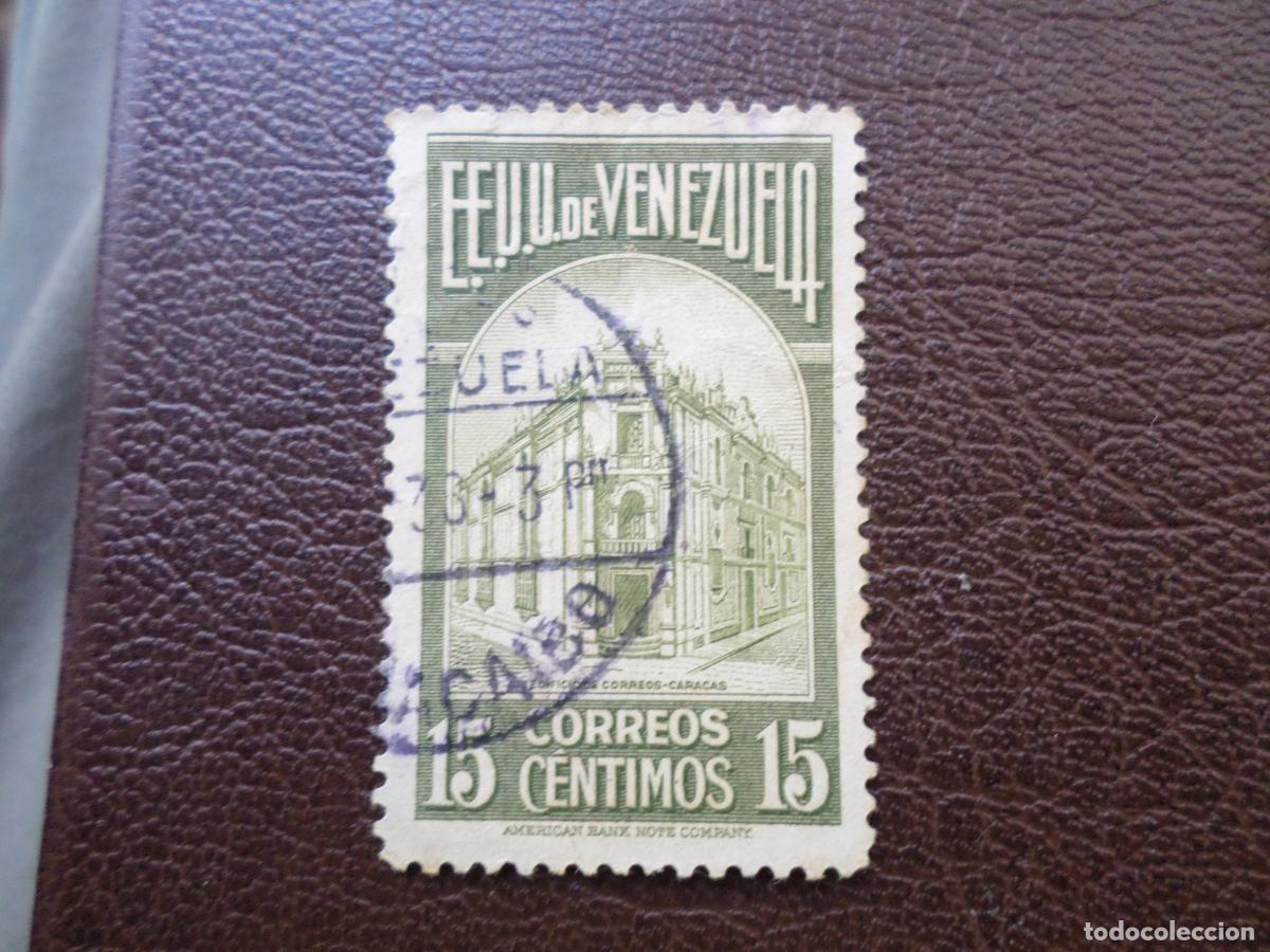 Sellos: .venezuela, 1938, edificio de correos de caracas, Yvert 202 - Foto 1