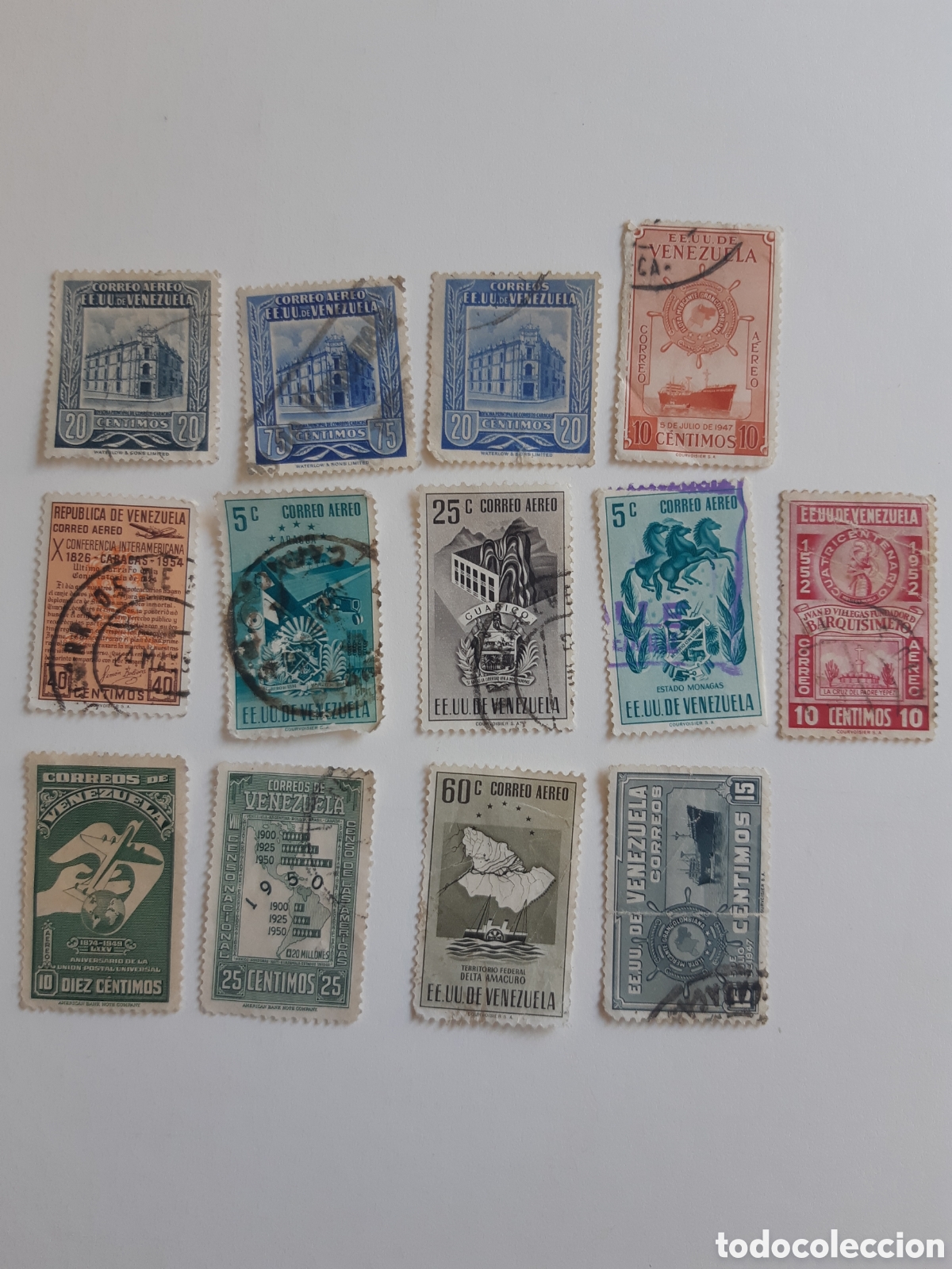 Sellos: Sellos EEUU de Venezuela - Foto 1