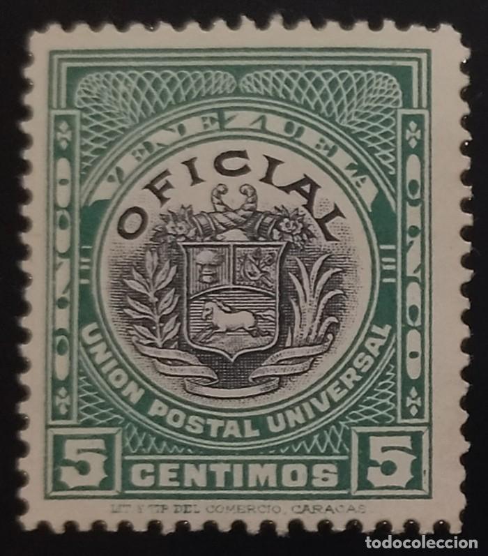 Sellos: VENEZUELA 1912 Sello Oficial. NUEVO - MH *