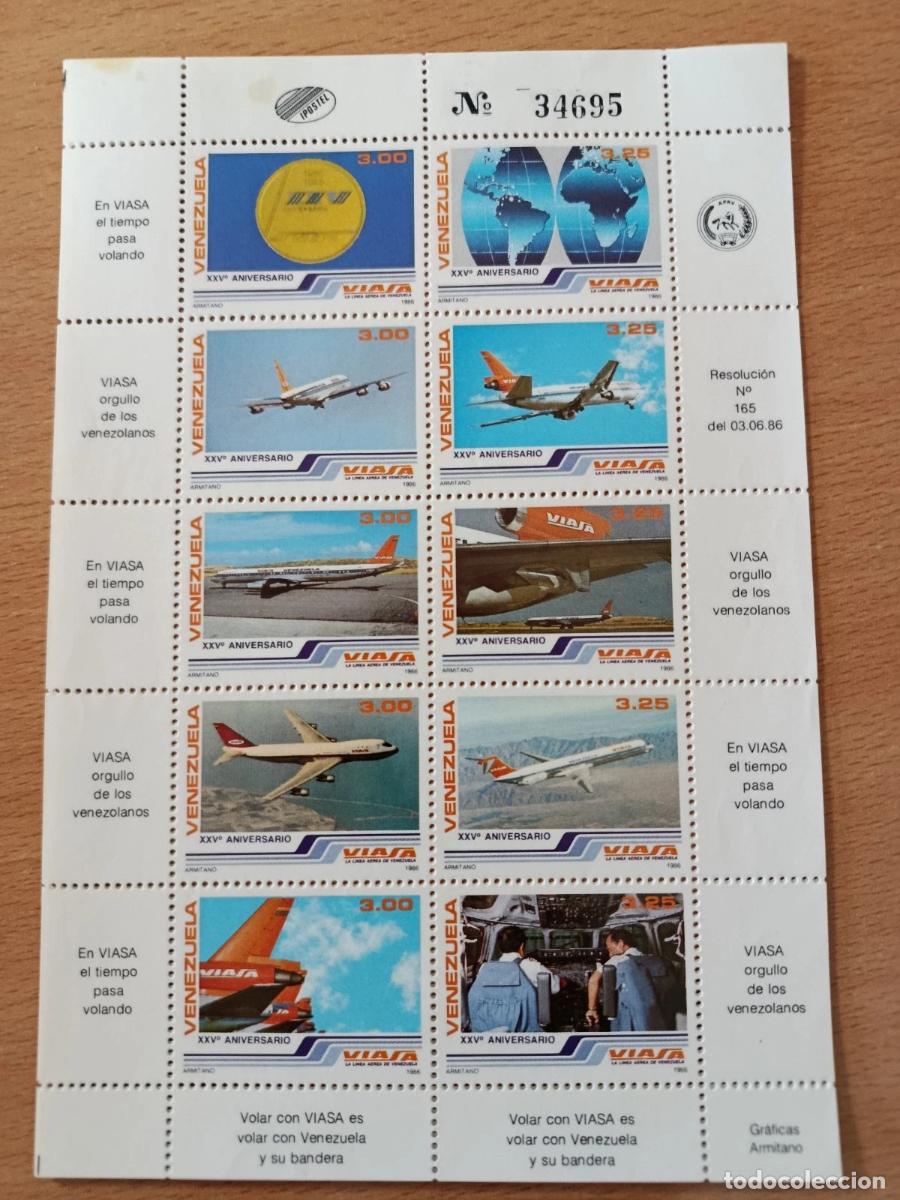 Sellos: Sellos Venezuela 1986 nuevas y serie completa
