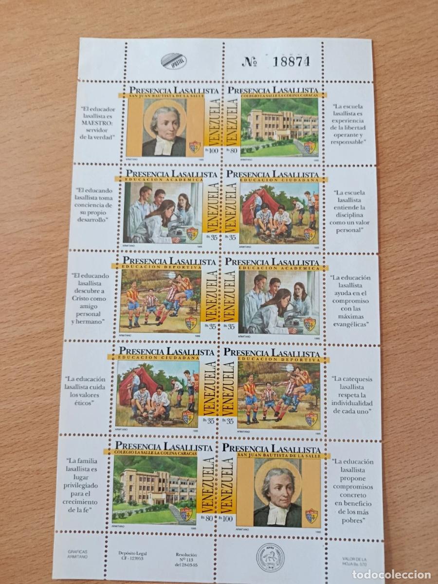 Sellos: Sellos Venezuela 1995, nuevos y serie completa