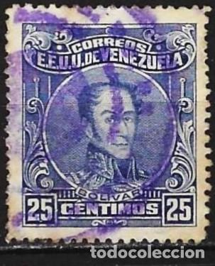 Sellos: Venezuela 1924 - Mi 109C - YT 148 (B) - Simon Bolivar ( B = Dentado 14 )