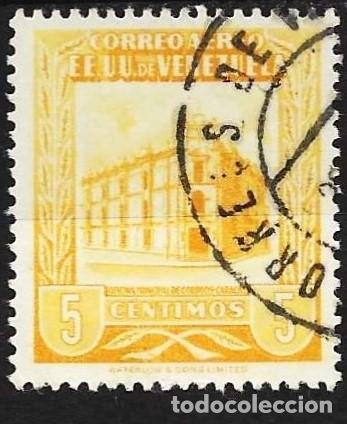 Sellos: Venezuela 1953 - Mi 950 - YT A 435A - Oficina de correos de Caracas ( A&eacute;reo )