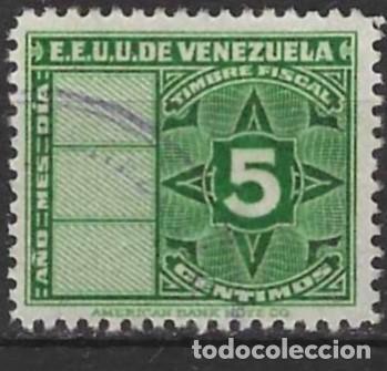 Sellos: Venezuela - Sello fiscal - 5 Centimos