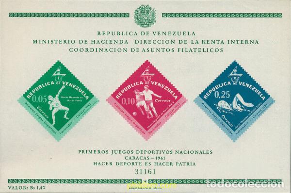 Sellos: 626753 MNH VENEZUELA 1962 1 JUEGOS DEPORTIVOS NACIONALES