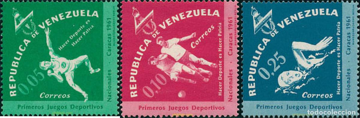 Sellos: 679067 MNH VENEZUELA 1962 1 JUEGOS DEPORTIVOS NACIONALES