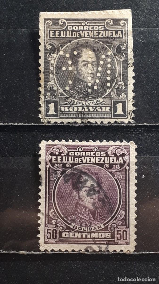 Sellos: VENEZUELA. A&Ntilde;O 1915. &deg;. YVERT 140, 143