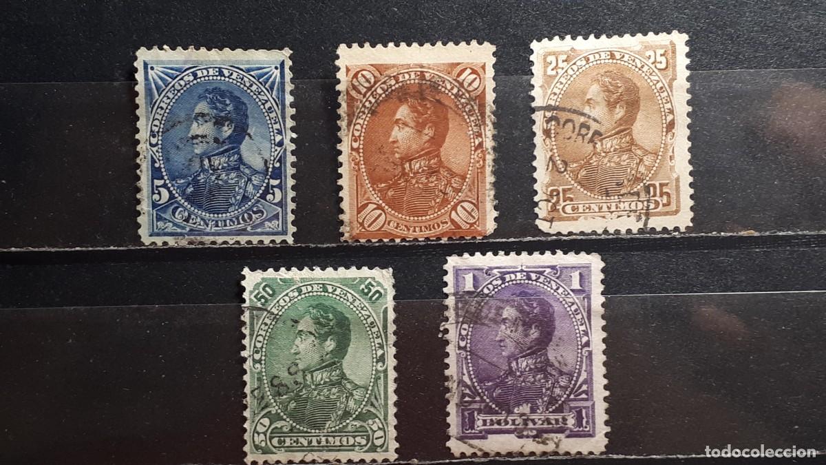 Sellos: VENEZUELA. A&Ntilde;O 1882. &deg;. YVERT 29/33