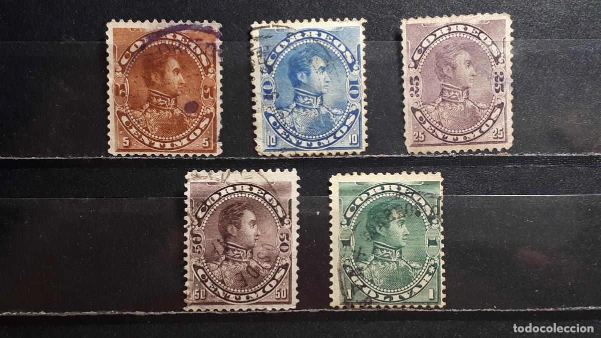 Timbres: VENEZUELA. A&Ntilde;O 1893. &deg;. YVERT 49/53