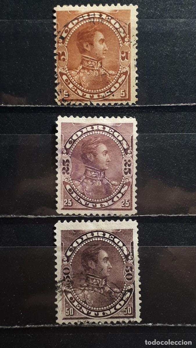 Sellos: VENEZUELA. A&Ntilde;O 1893. &deg;. YVERT 49, 51/2