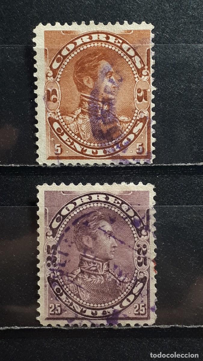 Sellos: VENEZUELA. A&Ntilde;O 1893. &deg;. YVERT 49, 51.