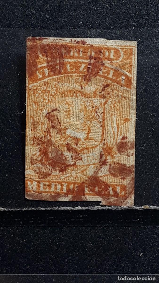 Sellos: VENEZUELA. A&Ntilde;O 1859. (*). YVERT 1.