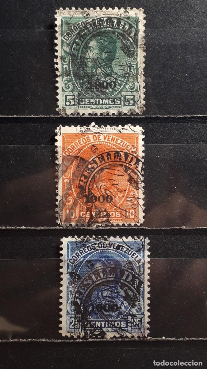 Sellos: VENEZUELA. A&Ntilde;O 1900. &deg;. YVERT 71/3