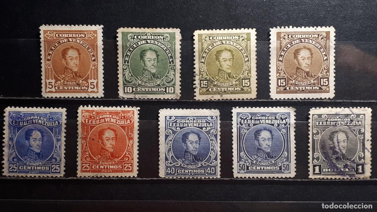 Sellos: VENEZUELA. A&Ntilde;O 1924-8. &deg;. YVERT 144/51, falta 152/3