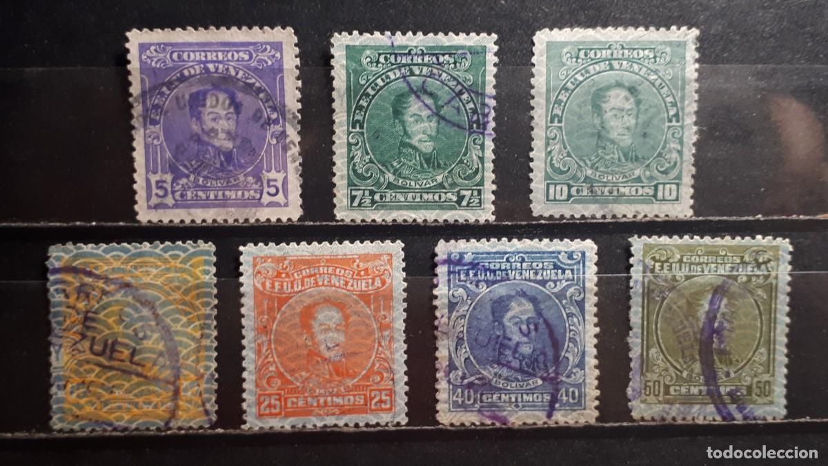Briefmarken: VENEZUELA. A&Ntilde;O 1932. &deg;. YVERT 161/3, 164, 165/6