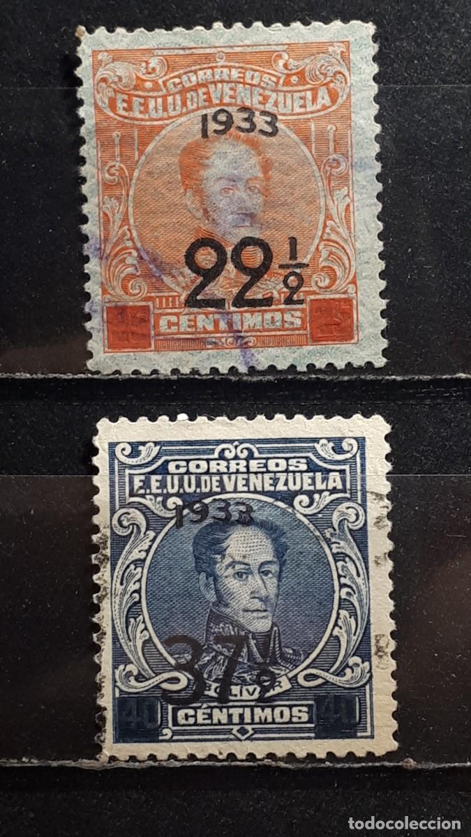 Briefmarken: VENEZUELA. A&Ntilde;O 1933. &deg;. YVERT 173/4