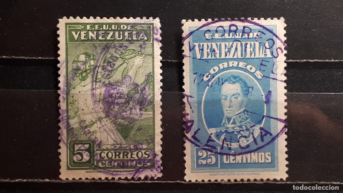 Sellos: VENEZUELA. A&Ntilde;O 1938. &deg;. YVERT 190,193