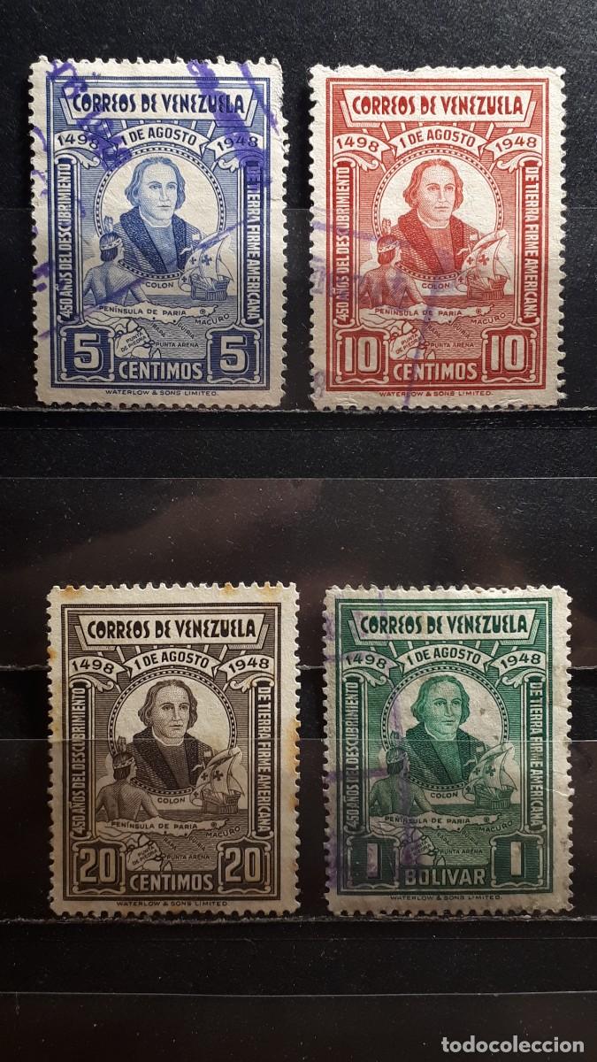 Sellos: VENEZUELA. A&Ntilde;O 1949. &deg;. YVERT 295A/8