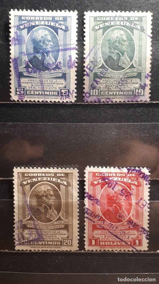 Sellos: VENEZUELA. A&Ntilde;O 1950. &deg;. YVERT 299/302