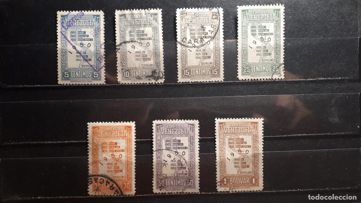 Sellos: VENEZUELA. A&Ntilde;O 1950. &deg;. YVERT 303/9