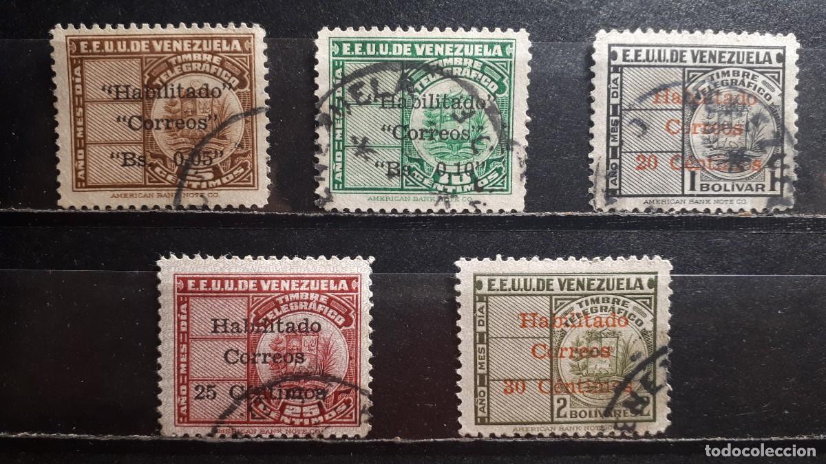 Sellos: VENEZUELA. A&Ntilde;O 1951. &deg;. YVERT 315/9