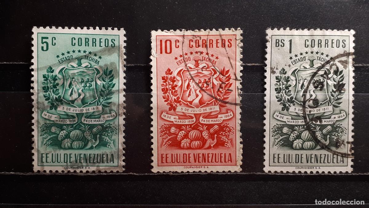 Sellos: VENEZUELA. A&Ntilde;O 1951. &deg;. YVERT 326/7, 331