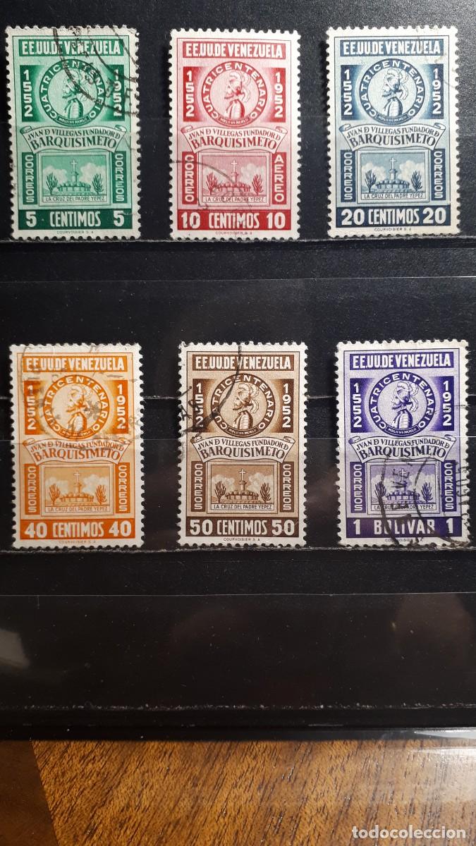 Sellos: VENEZUELA. A&Ntilde;O 1952. &deg;. YVERT 366/71