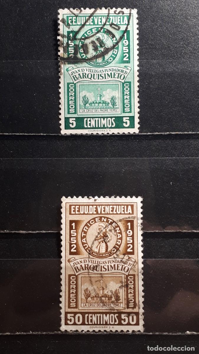 Sellos: VENEZUELA. A&Ntilde;O 1952. &deg;. YVERT 366, 370