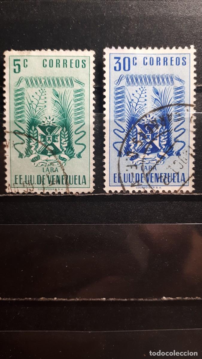 Sellos: VENEZUELA. A&Ntilde;O 1952. &deg;. YVERT 392, 397