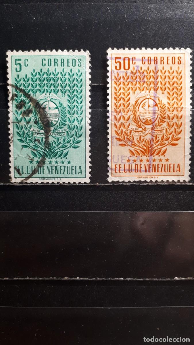 Sellos: VENEZUELA. A&Ntilde;O 1952. &deg;. YVERT 413, 417