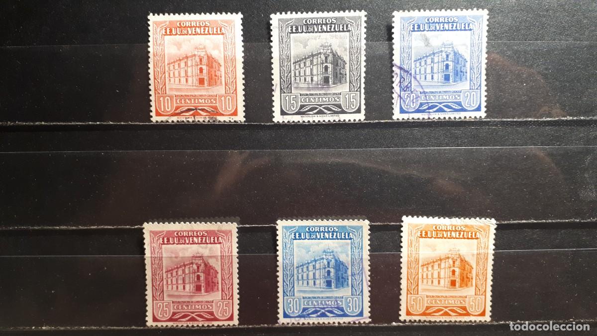 Sellos: VENEZUELA. A&Ntilde;O 1953. &deg;. YVERT 423A, 423B/6, 430