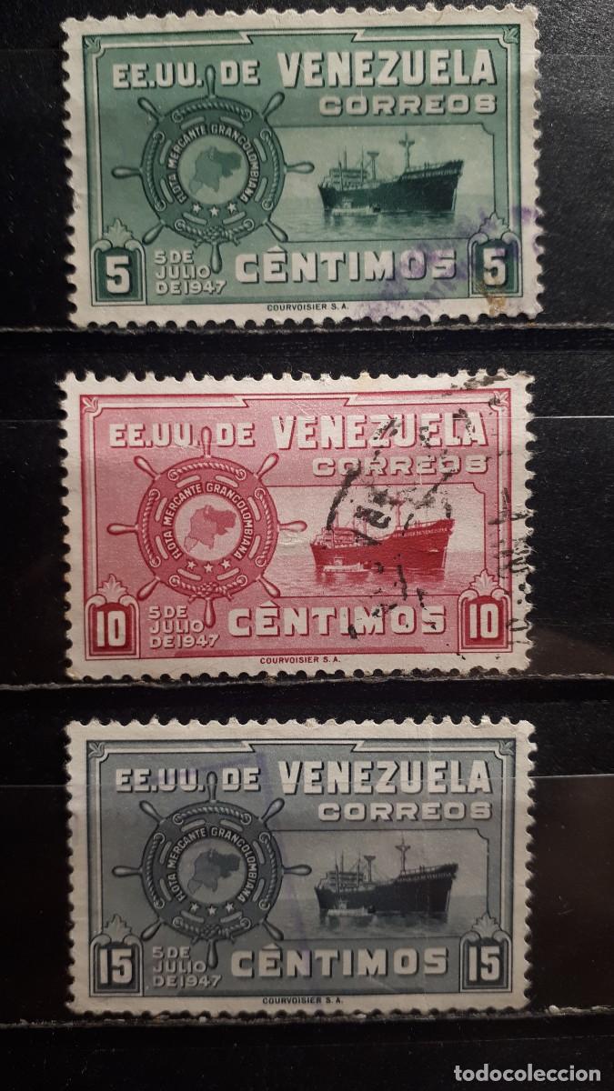 Sellos: VENEZUELA. A&Ntilde;O 1952. &deg;. YVERT 419A/C