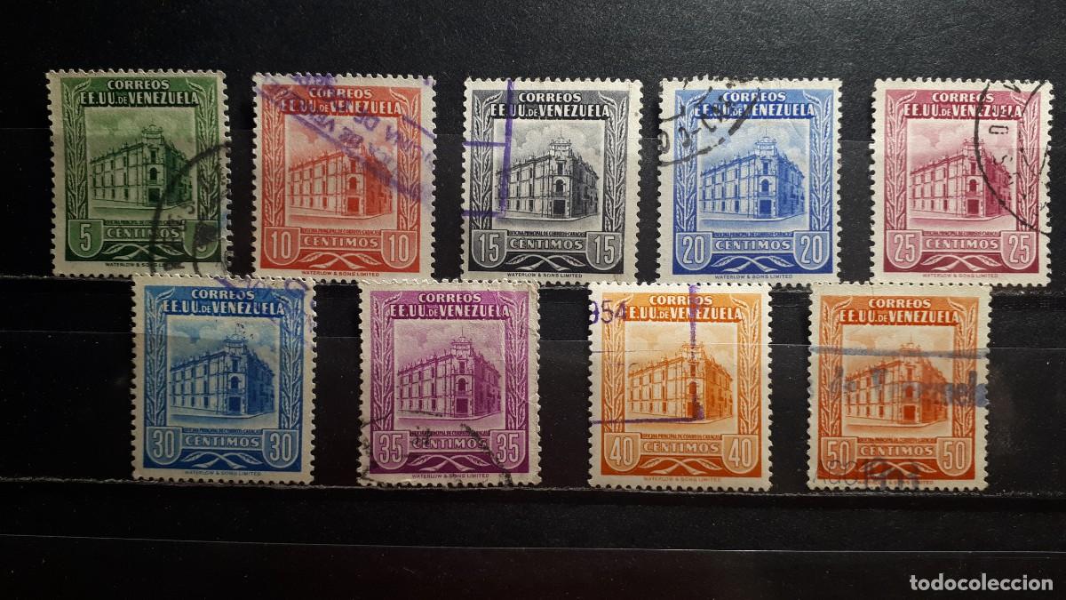 Sellos: VENEZUELA. A&Ntilde;O 1953. &deg;. YVERT 422A/30, falta 423, 429
